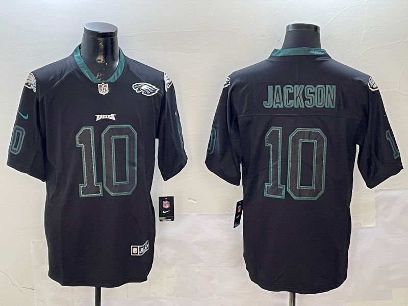 Men Philadelphia Eagles #10 Jackson Black Classic 2025 Nike Limited NFL Jersey style 5->philadelphia eagles->NFL Jersey